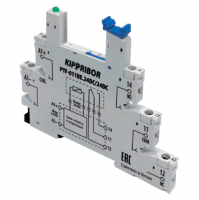 Монтажные колодки KIPPRIBOR PYF-011BE для 1-контактных реле в ультратонком корпусе серии SR