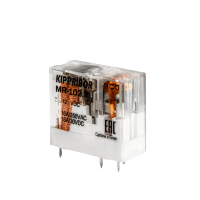 Промежуточные реле KIPPRIBOR серии MR в компактном корпусе (1- и 2-контактные)